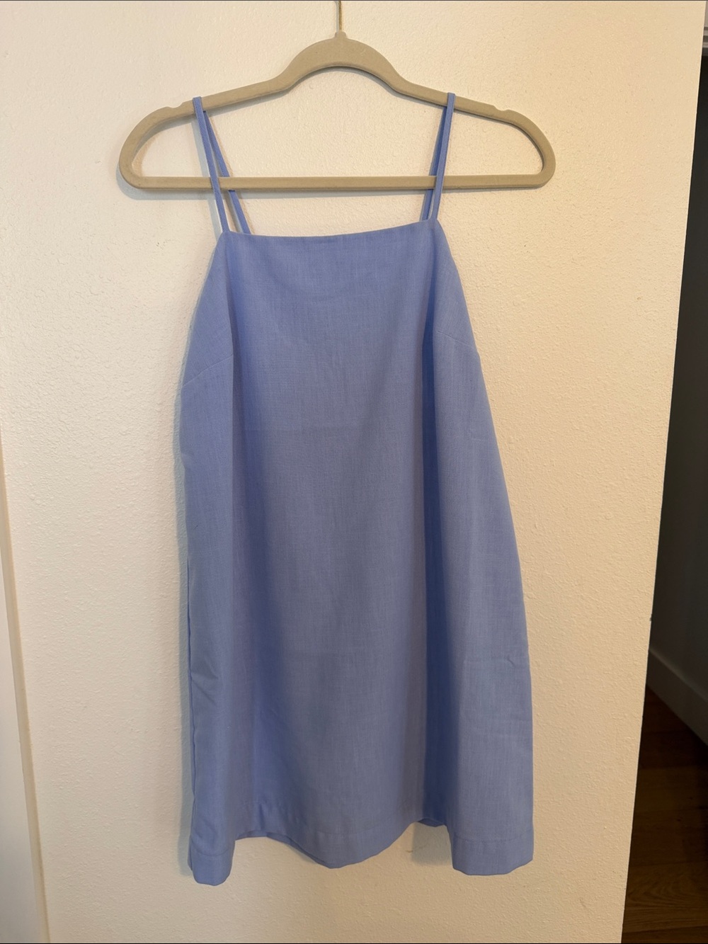 Old Navy Light Blue Spaghetti Strap Mini Dress